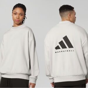 Adidas Men’s White Basketball Sweatshirt #254